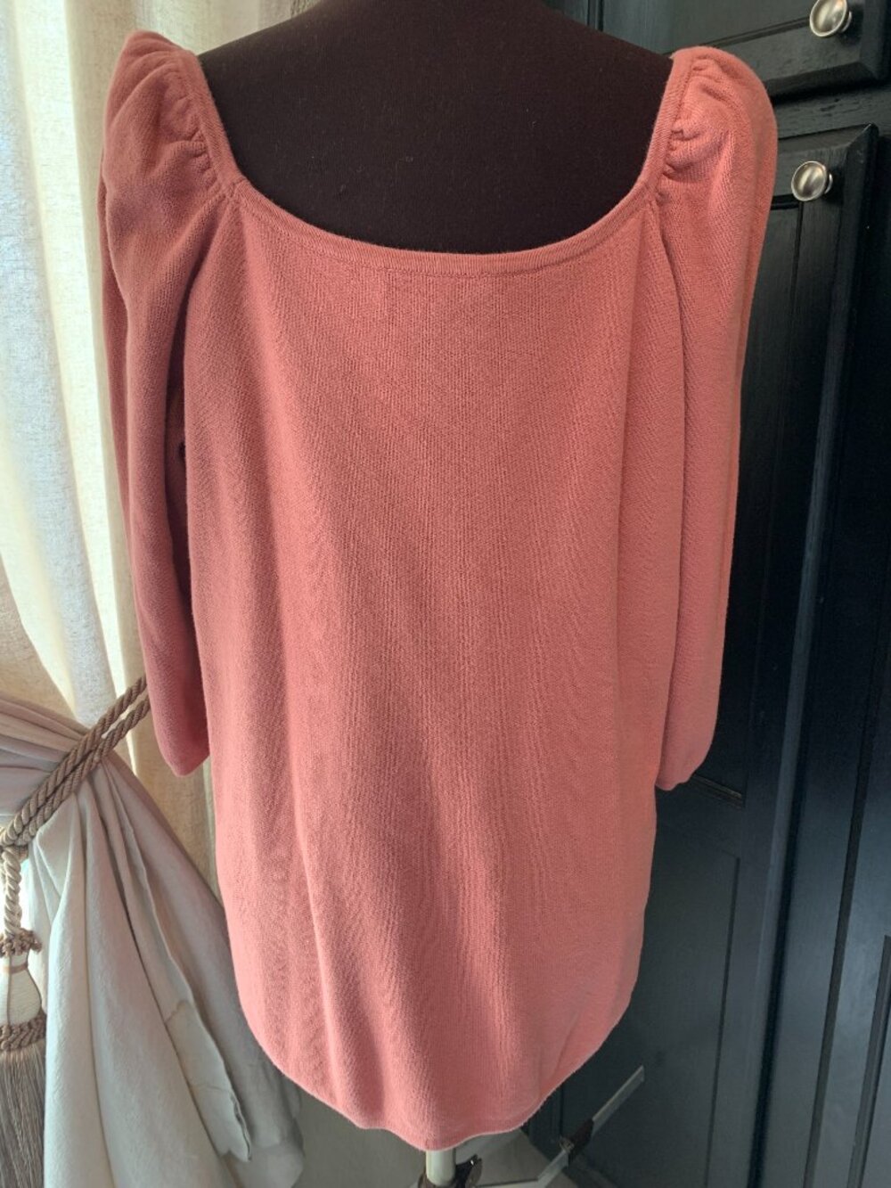 All Worthy Hunter McGrady Puff Sleeve Sweater - Canyon Rose EUC XL - Picture 3 of 10